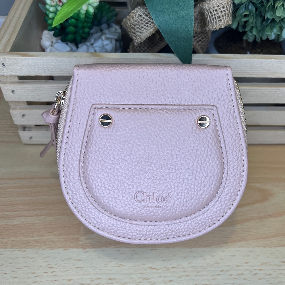 Chloe Parfum Tan/Blush Pink Jewelry Box - Picture 8 of 10